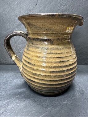 Handmade Ceramic Pitcher in Brown - Unbranded